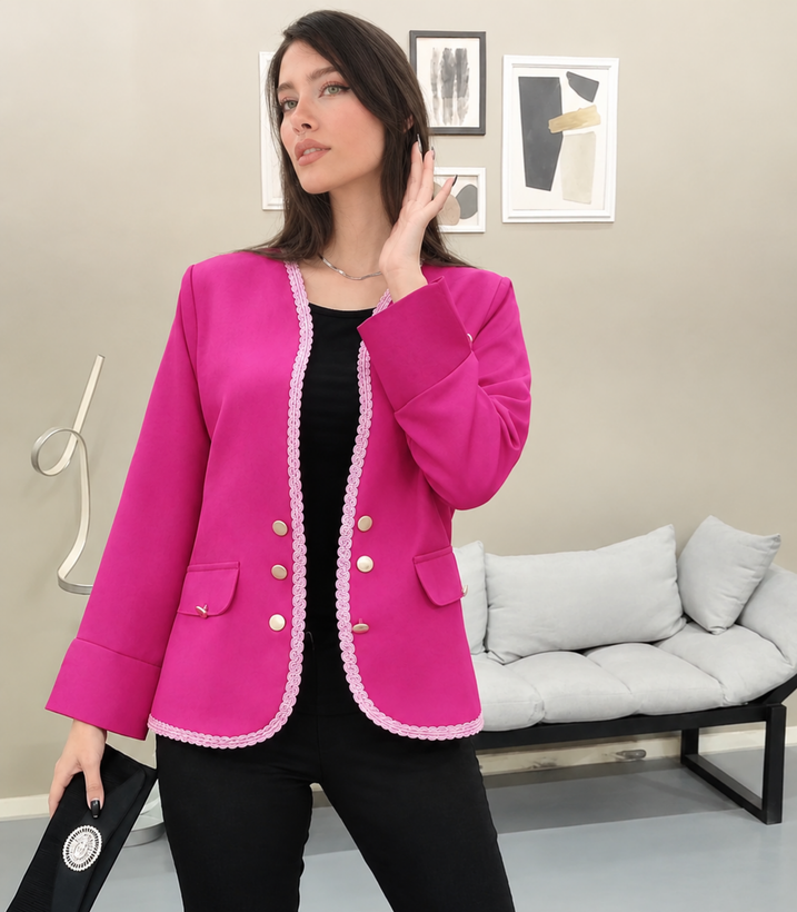 مانتو کتی مزونی زنانه طرح YSL